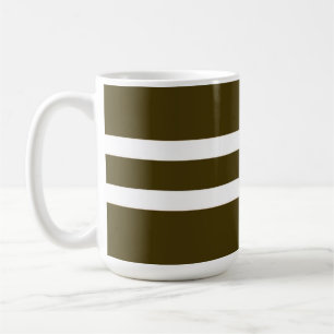Tasse rayée Brown