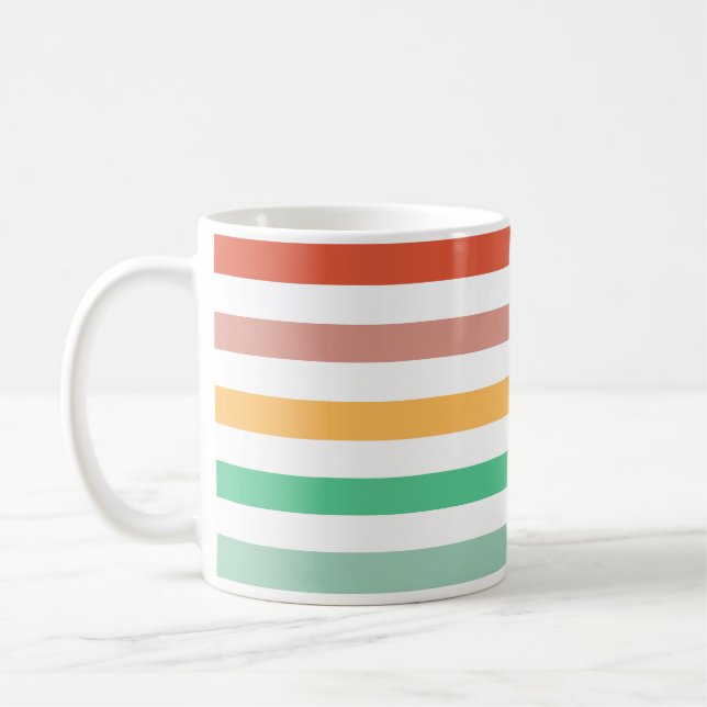 Tasse rayée de bonbon (Gauche)