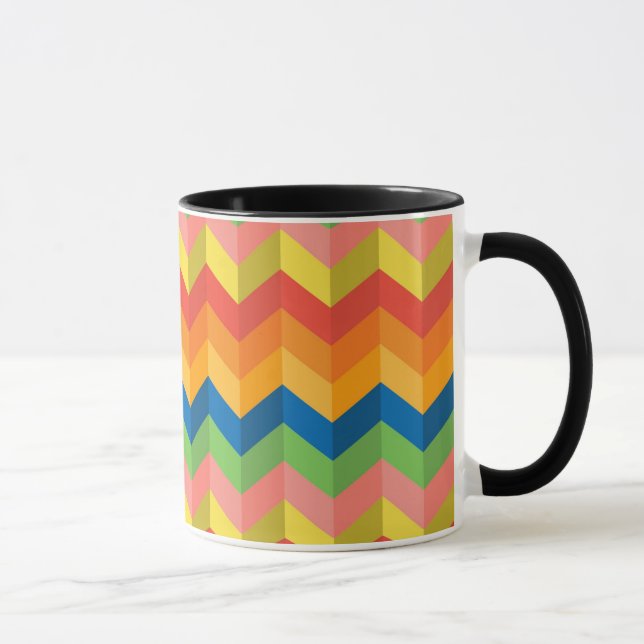 Tasse rayure en zigzag (Droite)