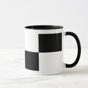 Tasse Rectangles noir et blanc