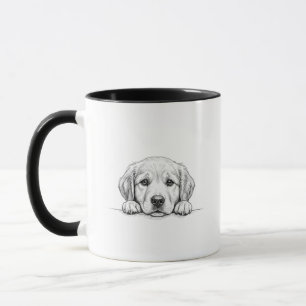 Tasse Regardant Golden Retriever Cadeau pour ama