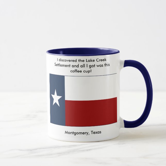 Tasse Règlement de crique de lac - Montgomery, le Texas (Droite)