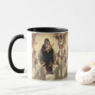 Tasse Reine des Anges Regina Angelorum par Bouguereau