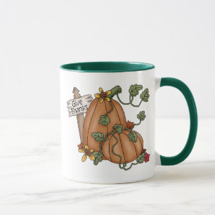 Tasse Remerciements à Thanksgiving citrouille