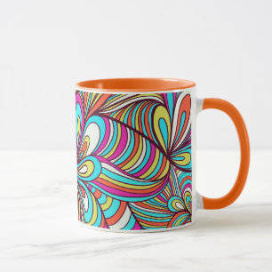 Tasse Remous psychédéliques assortis colorés