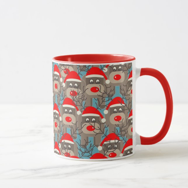 Tasse Rennes flairés rouges (Droite)