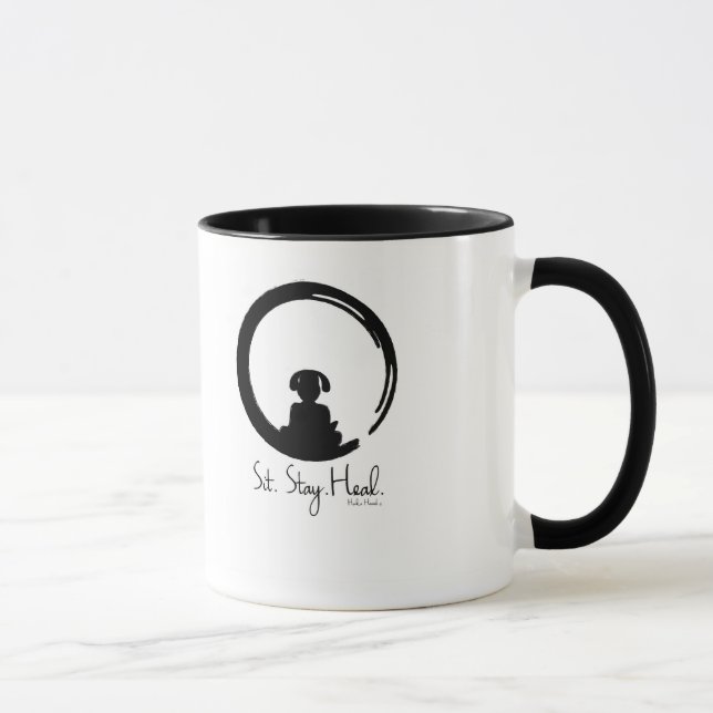 Tasse Reposez-vous. Séjour. Guérissez. Poursuivez la (Droite)