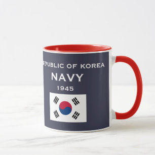 Tasse République de Corée Marine 한 국 해 군 머 