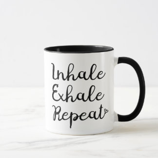 Tasse Respirer Expirer Répéter