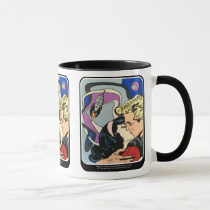 Tasse Résumé atomique la peinture de baiser au revoir