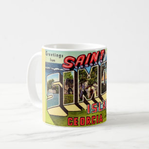 Tasse Rétro de l'Île St Simons