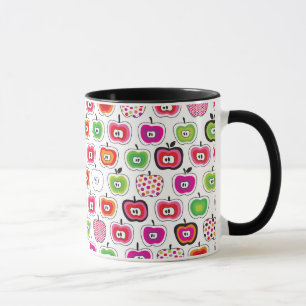 Tasse Rétro motif mignon de pomme