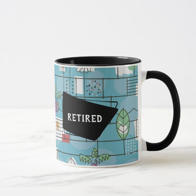 Tasse Retro Retraité 1950s Moderne du milieu du siècle (Droite)