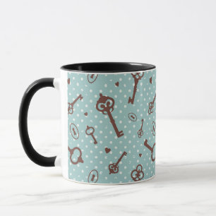 Tasse Rétros clés de Valentine