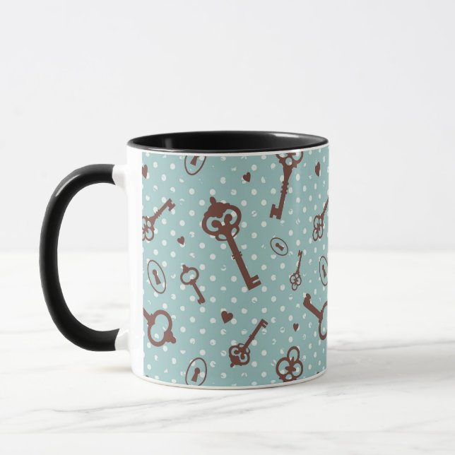 Tasse Rétros clés de Valentine (Gauche)