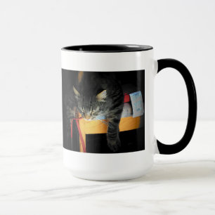 Tasse Réveillez-moi quand le café est fini mème