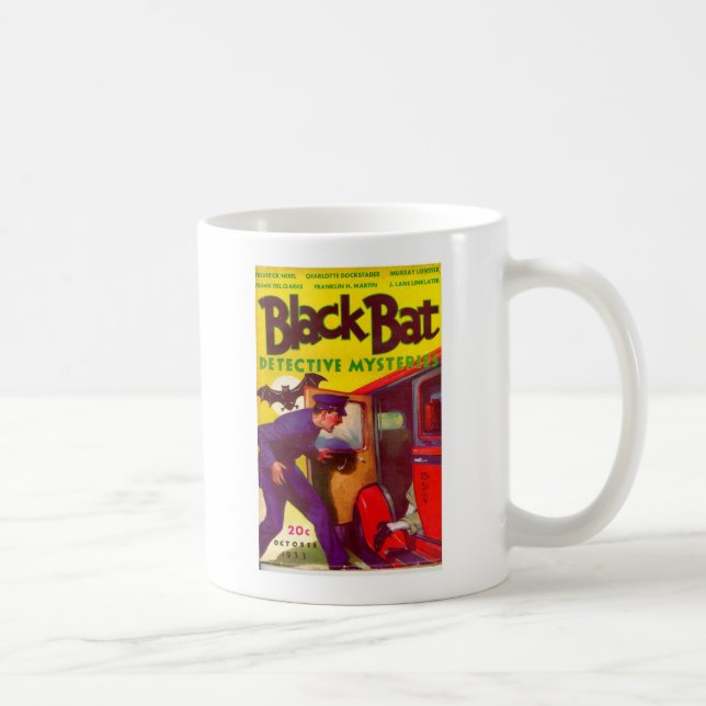 Tasse révélatrice de Myteries de batte noire (Droite)