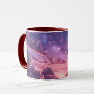 Tasse Rêveuse Ciel Galaxie | Céramique Paysage Nua