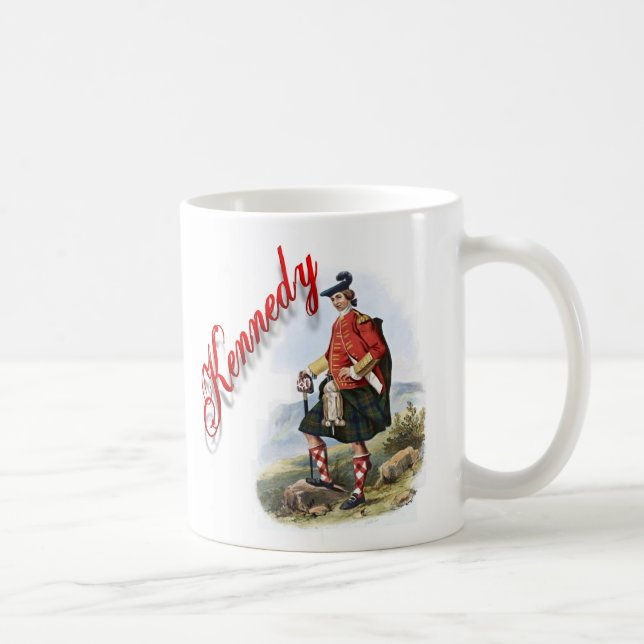 Tasse rêveuse écossaise de Kennedy de clan (Droite)