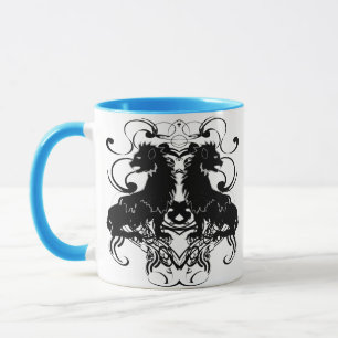 Tasse Ridéveloppement de Lions Vintages avec des perruqu