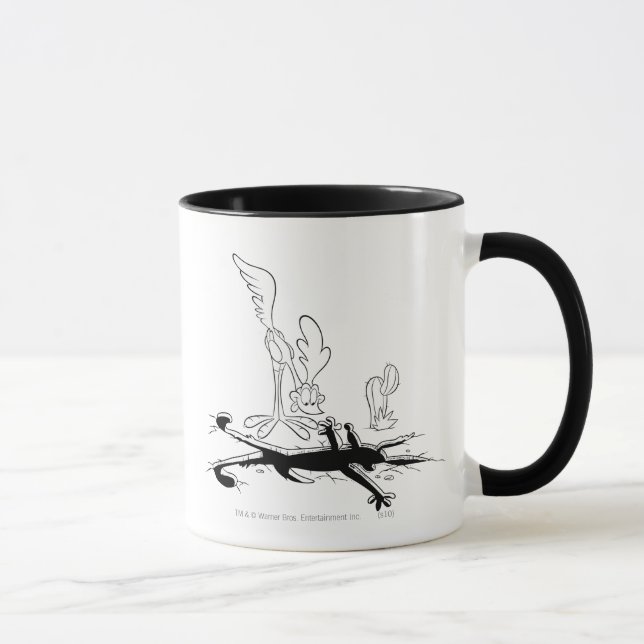 Tasse ROAD RUNNER™ et WILE E. COYOTE™ Trou en forme (Droite)