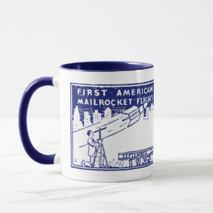 Tasse Rocket Mail américain 1935