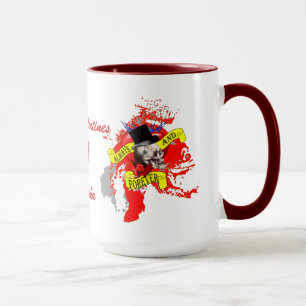 Tasse Romantique alternative gothique steampunk Valentin