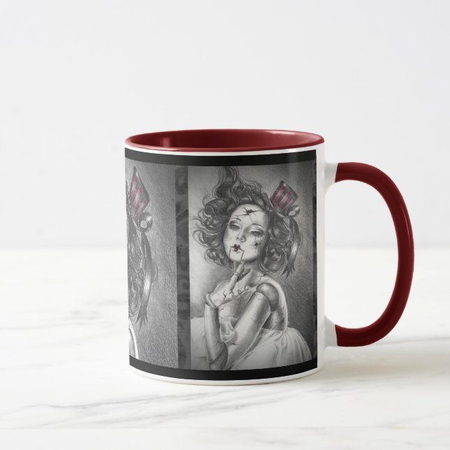 Tasse rompue de carnaval de tasse de poupée cassée (Droite)