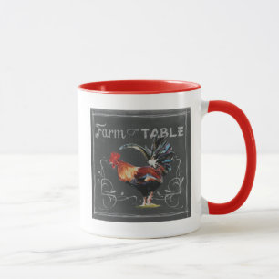 Tasse Rooster de ferme à table