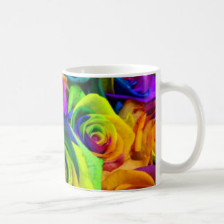Tasse rose d'arc-en-ciel