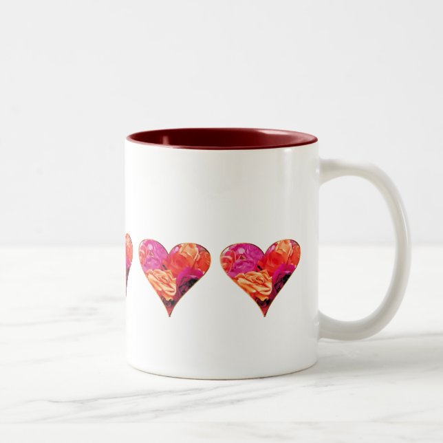 Tasse rose de coeur (Droit)