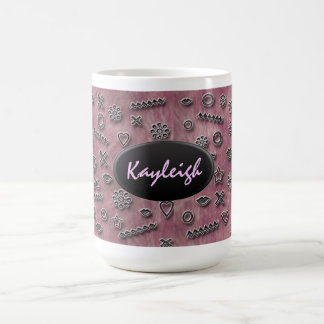 Tasse rose de concepteur