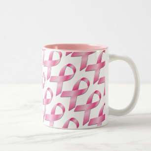 Tasse rose de conscience de cancer du sein