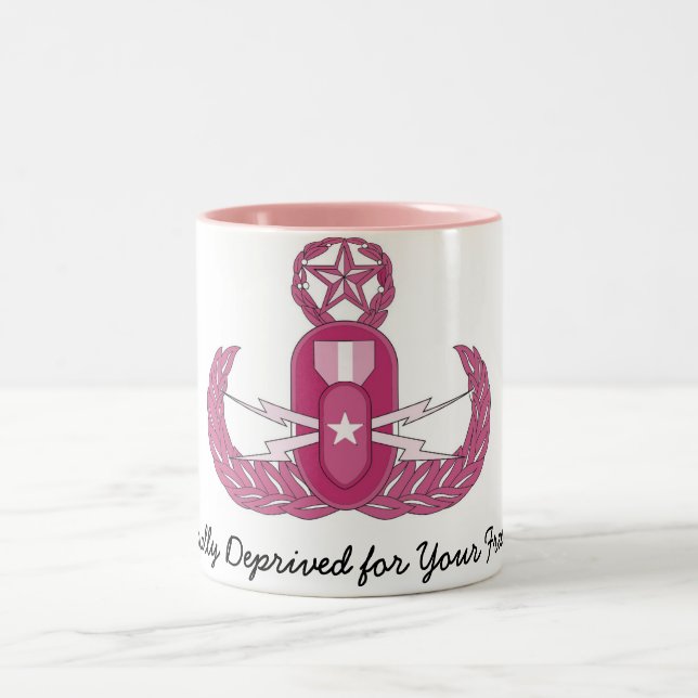Tasse rose de crabe d'EOD (Centre)