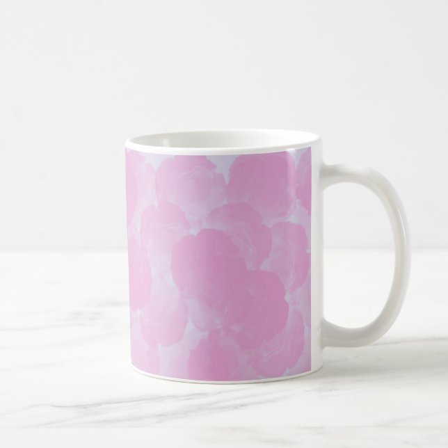 Tasse rose de fleurs de chroma rose (Droite)