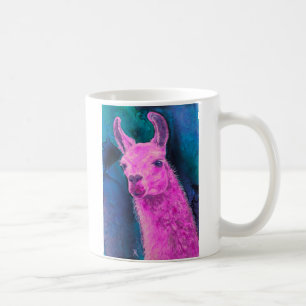 Tasse rose de lama