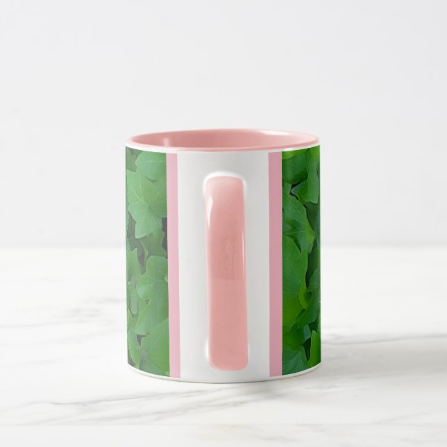 Tasse rose de lierre (Poignée)