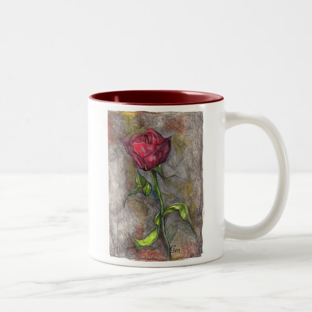 Tasse rose de St Louis (Droit)