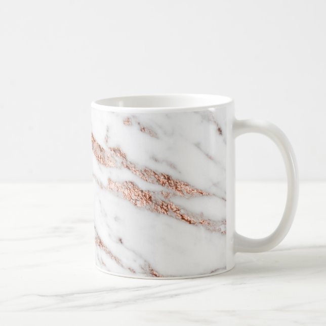 Tasse rose de veine d'or (Droite)