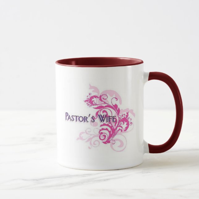 Tasse Rose d'épouse de pasteurs (Droite)