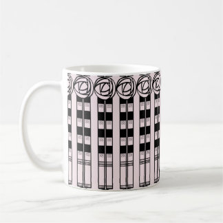 Tasse rose inspirée par Mackintosh de Rennie