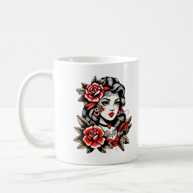 Tasse Rose Lady (Gauche)