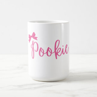 Tasse rose mignonne "Pookie"