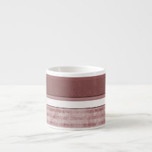 Tasse rose poussiéreuse de café express