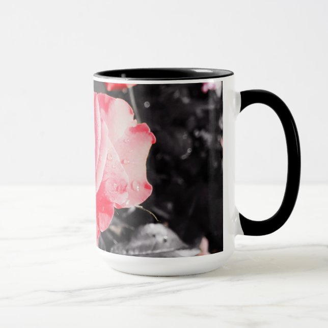 Tasse Roses rouges romantiques (Droite)
