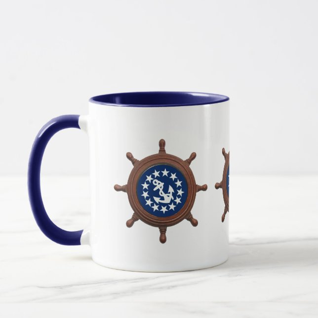 Tasse Roue du navire, Ancre du pavillon du yacht et étoi (Gauche)