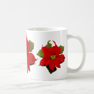 tasse rouge 2 de vacances de poinsettia