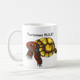 Tasse Rouge-Aux pieds de tortue de Cerise-Tête