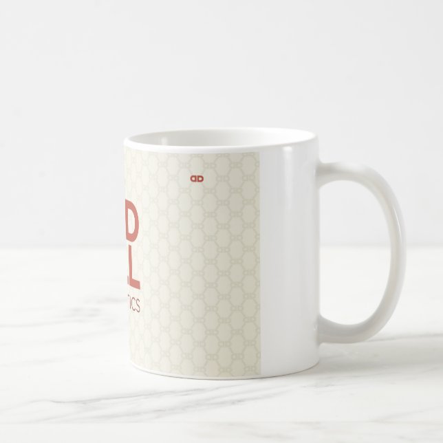 Tasse rouge d'analytique de pilule (Tan) (Droite)