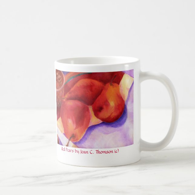 Tasse rouge de poires (Droite)